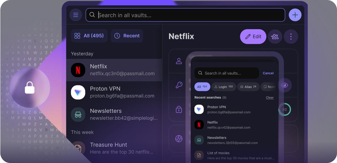 Vault and search